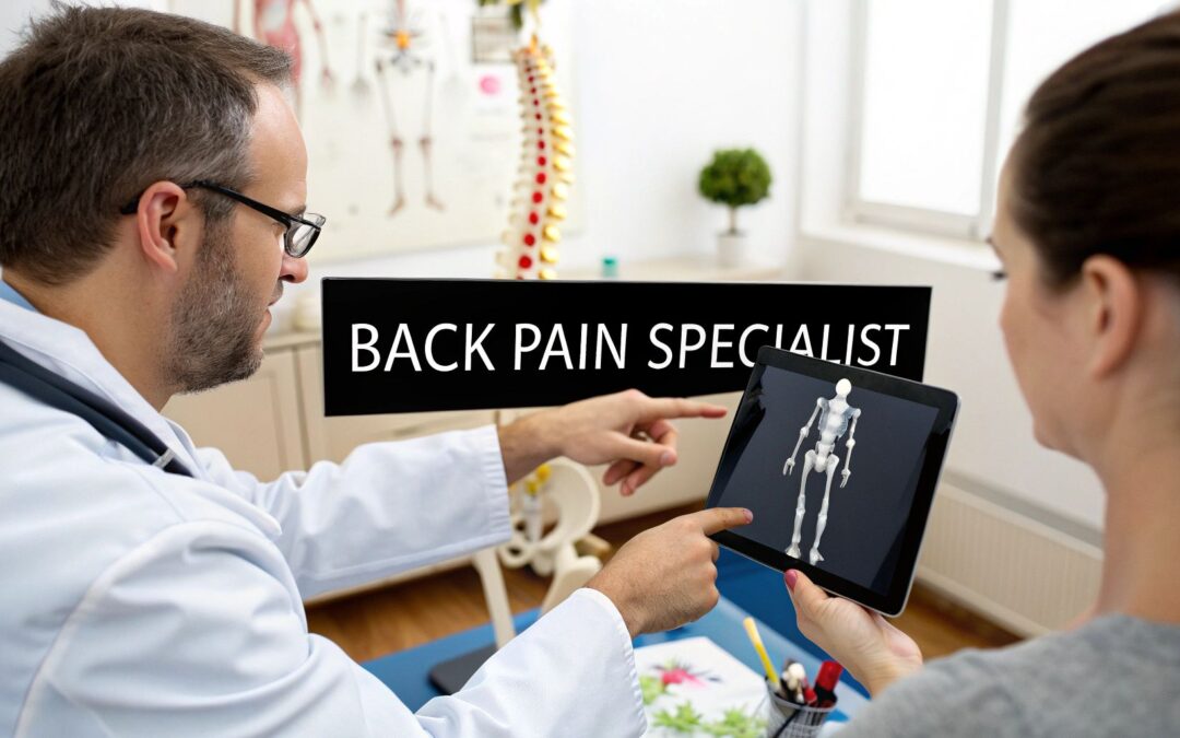 Finding a Back Pain Specialist Near Me in the UK
